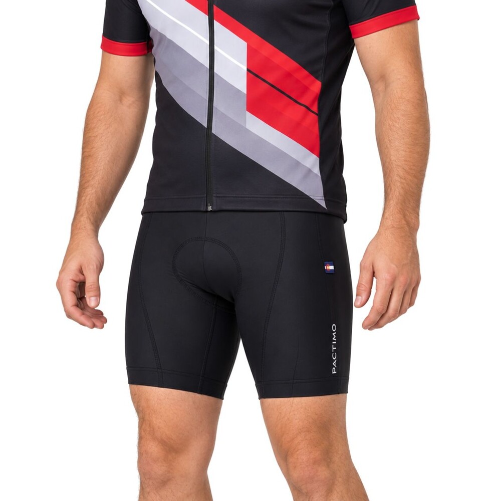 Pactimo NEW Padded 7" Cycling Shorts Mens XS Performance Chamois Reflective